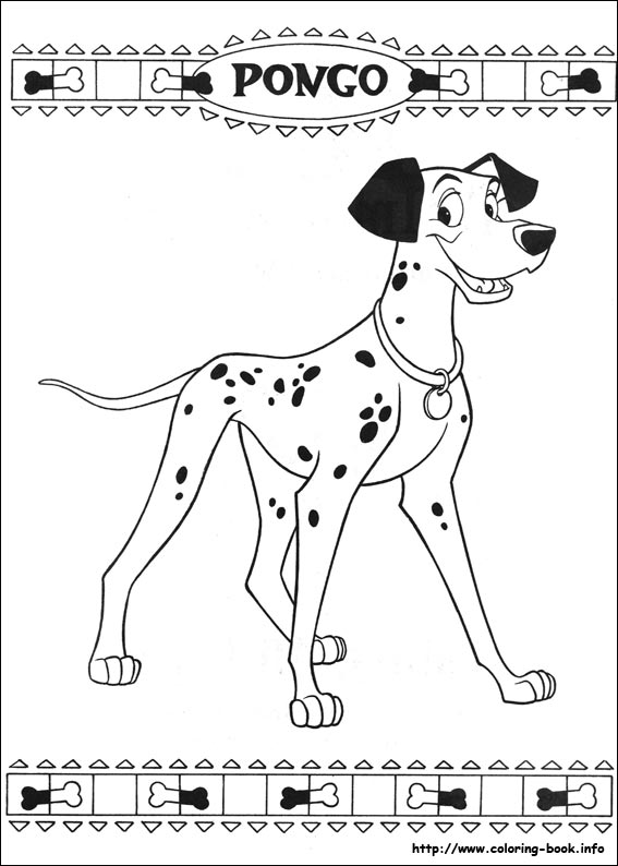 101 Dalmatians coloring picture